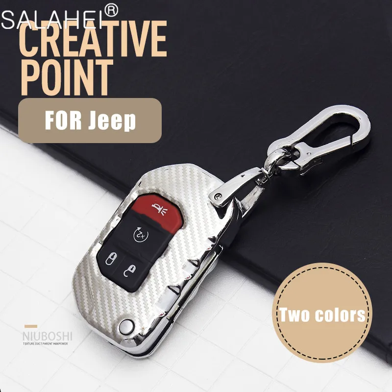 Zinc Alloy Tpu Hot Sales Car Key Case Key Cover Shell Fob For Jeep New Jl Wrangler Rubicon 18 Remote Keychain Holder Accessory Key Case For Car Aliexpress