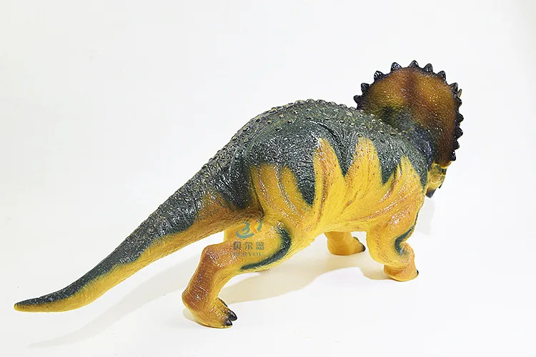 Стиль юрского периода ультра большой мягкий Silcone динозавр модель игрушки T-Rex Трицератопс динозавр игрушка обучающая игрушка