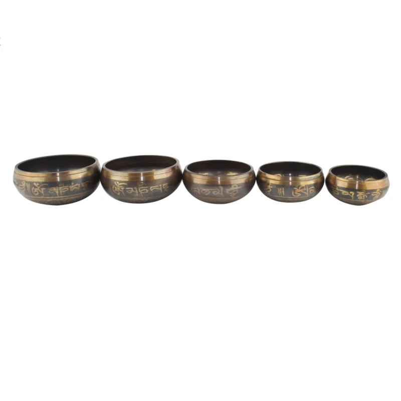 New Hot Sales Himalayan Hand Hammered Chakra Meditation Bowl Decorative wall dishes Yoga Tibetan Buddhist Brass Singing Bowl