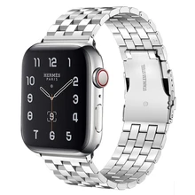 

NEW Bracelet for Apple Watch 6 SE Bands 44mm 42mm 40mm 38mm Stainless Steel Metal Replacement Band for iWatch Series 5/4/3/2/1