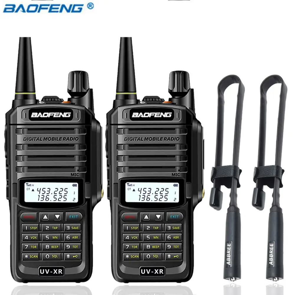 tactical antenna 2 шт. Baofeng UV-XR 10 Вт мощная рация CB радио набор портативный 10 км дальность двухстороннее радио uv-9r uv9r плюс - Цвет: tactical antenna