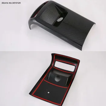 

Rear Armrest Box Anti Kick Panel Cover Protector Trim Sticker Air Outlet Frame For Hyundai Palisade 2020 2021 Car Accessories