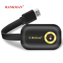 RANKMAN Mirascreen EZcast Anycast 4K tv Stick Беспроводной Wi-Fi дисплей приемник HDMI ключ Miracast DLNA Airplay для Android IOS
