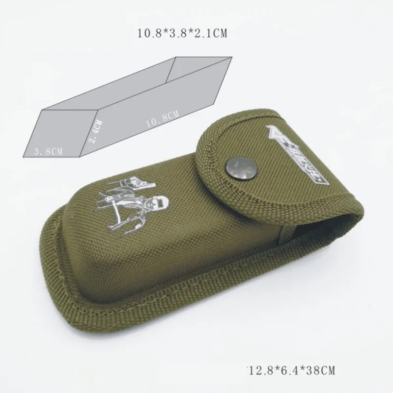 Tool Fold Knife Plier Bag Pouch Case Sheath Nylon belt loop Pocket Carry Storage Flashlight Holder Waist Pack Outdoor Camp kit - Цвет: Зеленый
