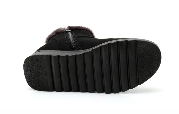 Winter Snow Boots Women 2021 Thick Plush Warm Ankle Boots Women Zipper Soft Comfortable Outdoor Ankle Boots Mother Cotton Shoes