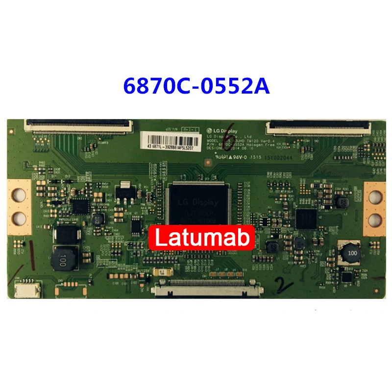 Latumab оригинальная плата T Con для контроллера 6870C 0552A логическая TCON LG V15 43UHD