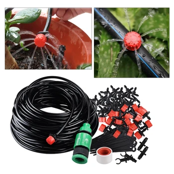 

25M DIY drip irrigation system sprinkler system automatic watering garden hose drip irrigation garden watering system dripper