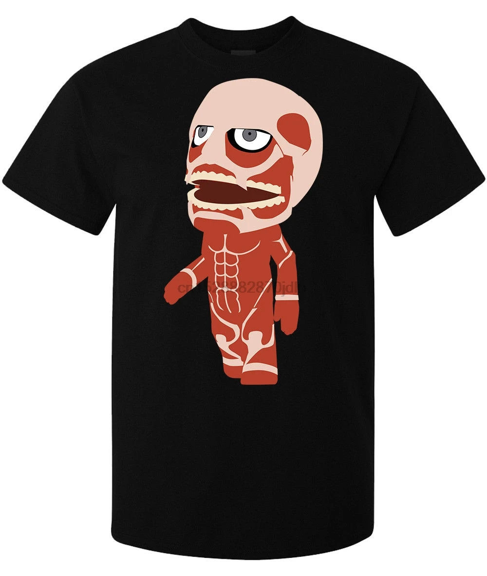 Attack On Titan милый Колоссальный титан художественная футболка для мужчин (для женщин