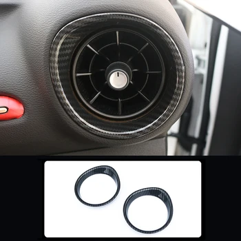 

For Kia K3 Forte Cerato 2019 2020 Car Styling ABS Carbon Fiber Interior Side Air Vent Outlet Cover Trim Auto Accessories