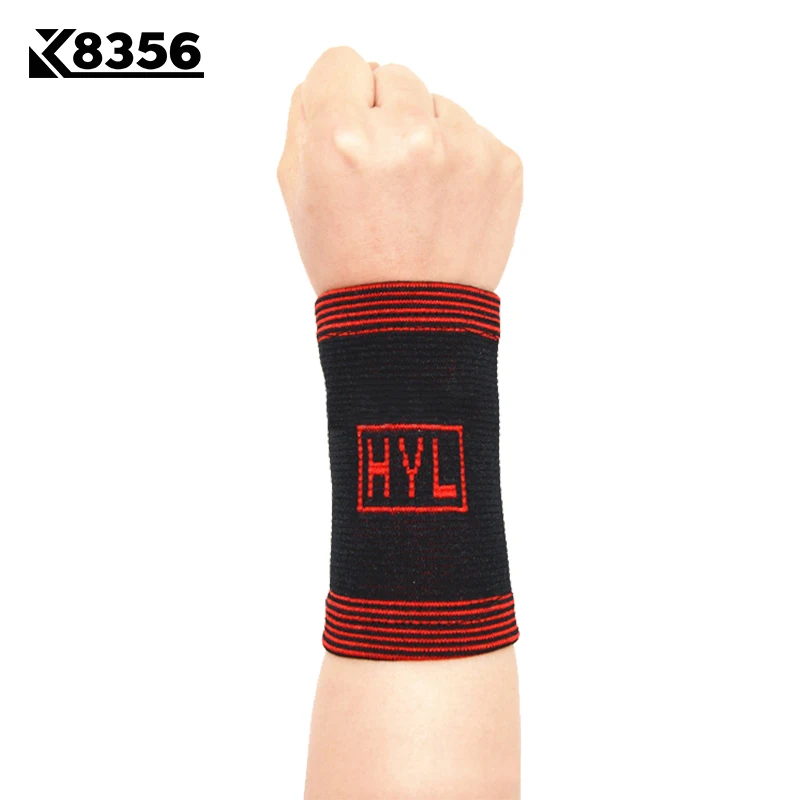 K8356 нейлон дышащий впитывающий Пот запястье поддержка спортивной безопасности баскетбол волейбол Теннис Браслет Фитнес наручные обертывания