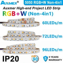 

5050RGB+W LED Strip,CRI90,96 or 72 or 60LEDs/m,RGBW,Non-4in1,IP20,DC24V,for KTV,entertainment room,sports room,Spinning bike,DIY