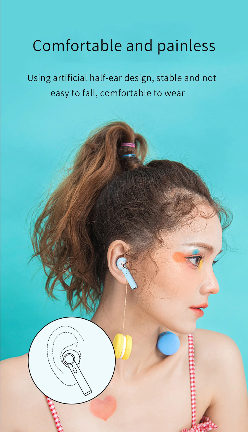 Новинка D012 TWS 5,0 Bluetooth наушники Macaron мини беспроводные Bluetooth наушники мини спортивные наушники портативные деловые наушники