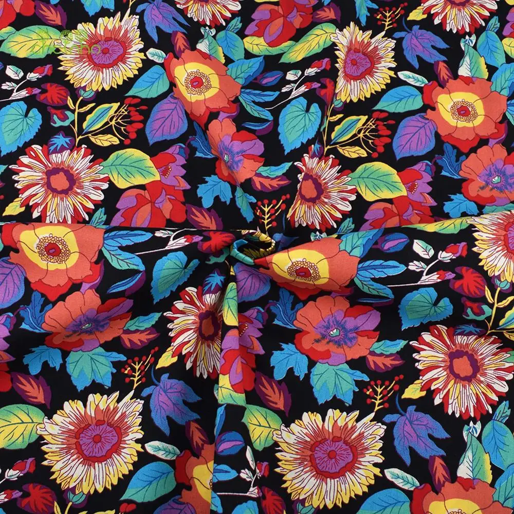 Printed Plain Cotton Fabric,Gorgeous Night Series,DIY Sewing Quilting For Baby&Children's Dress Shirt Clothing,Poplin Material