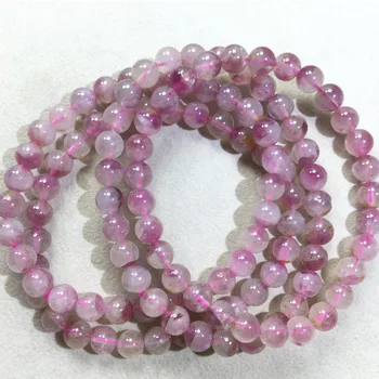 

Natural pink tourmaline bracelet women's tourmaline crystal bracelet