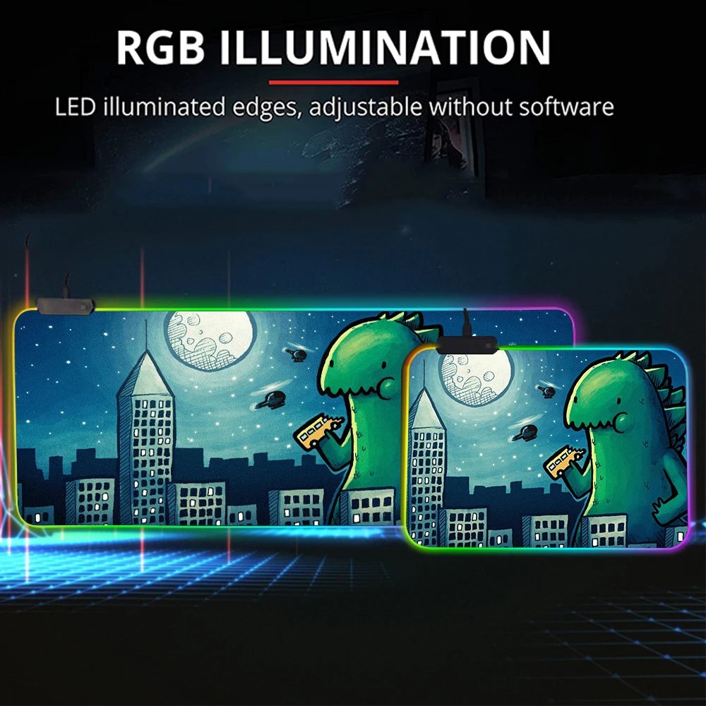 

Большой коврик для мыши RGB xxl, игровой коврик для мыши со светодиодной подсветкой, игровой коврик для мыши, большой коврик для мыши, Настольны...