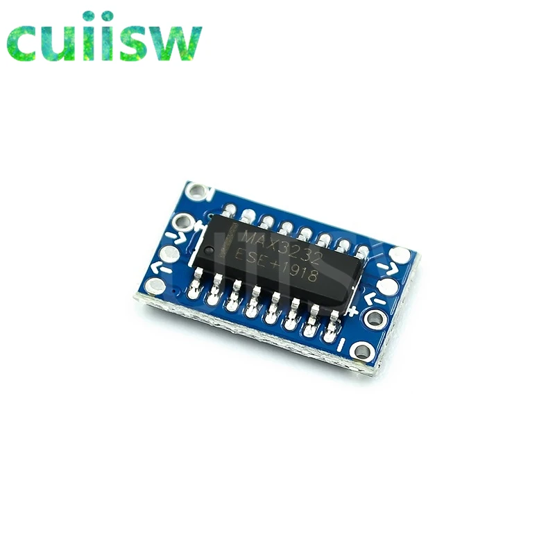 Cuiisw 20pcs The mini RS232 MAX3232 turn TTL level conversion board serial module | Электронные компоненты и