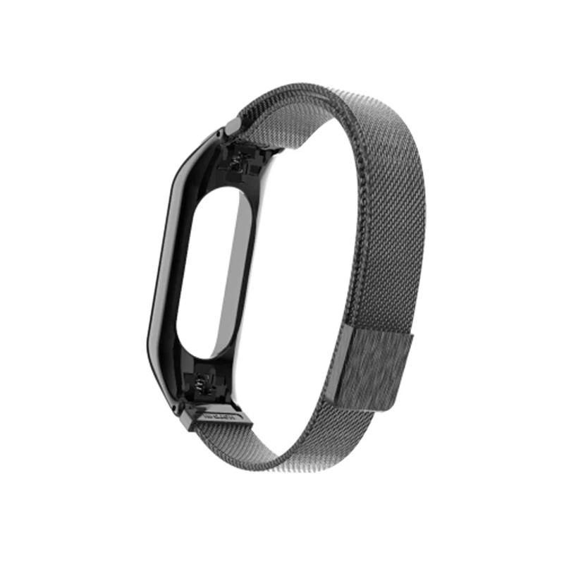 Сменный ремешок для Xiaomi Band 3 с магнитной поглощающей сталью с двойной пряжкой
