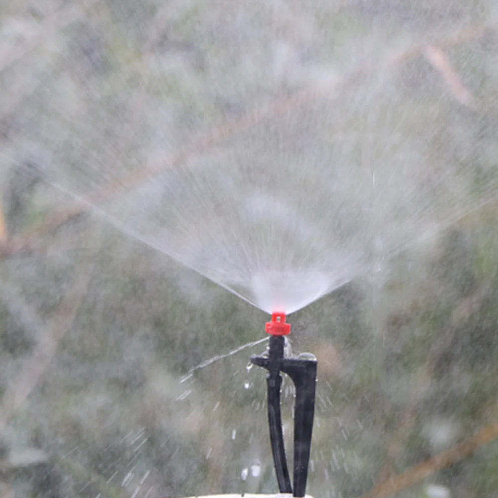 Garden sprinkler plants irrigation kits irrigation sprinklers drip irrigation sprinklers garden irrigation nozzle garden sprayer nozzles 100PCS 90/180/360 Degree refraction nozzle garden sprinkler agriculture irrigation plant spray nozzle misting for flowers farm