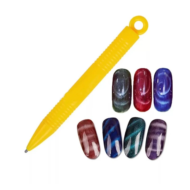 Модная двуглавая магнитная палочка для украшения ногтей для Гель-лак «кошачий глаз» Маникюр 3D полоска дизайн УФ гель красота ногтей DIY Стиль инструмент