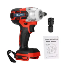 18V 520N.m. Clé à chocs sans fil Li Ion, 1/2 pouces, pilote de clé électrique de remplacement pour batterie Makita