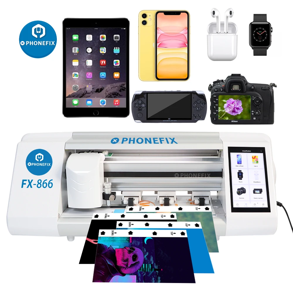 Устройство для резки пленки PHONEFIX FX866 умный гидравлический резак экрана планшета