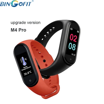 

BingoFit M4 Pro Smart Wirstband Heart Rate Monitor Fitness Activity Tracker Waterproof Smartband Temperature Dropshipping