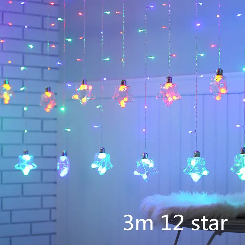 

Christmas Decorations for Home Star Wish Curtain Lights New Year 2020 Christmas Tree Decorations Adornos De Navidad Natal Kerst