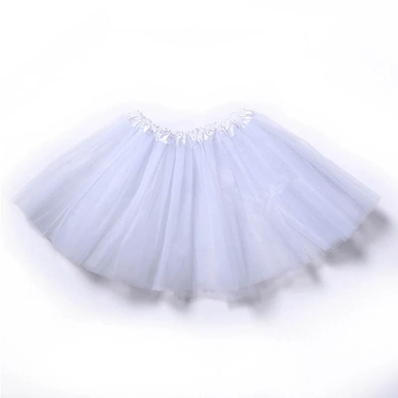 

Women Sexy Elastic Stretchy Tulle Dress Adult Tutu Skirts 3 Layered Mesh Mini Princess Skirt