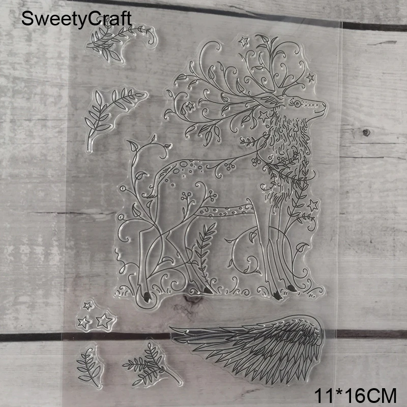 A0242 Deer Clear Stamps