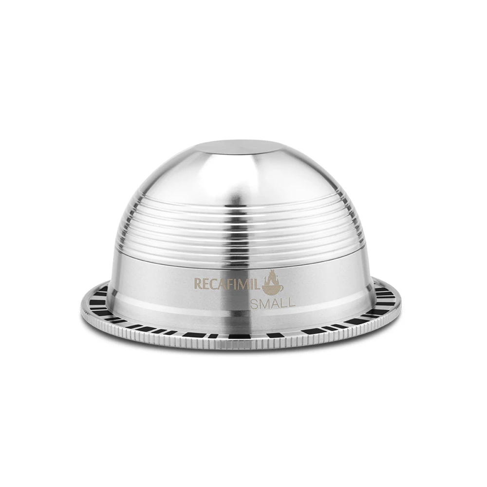 ICafilas безстильной стали многоразовые маленькие чашки(70 мл) Nespresso Vertuo кофе капсулы фильтр эспрессо Vertuoline для VertuoPlusLine