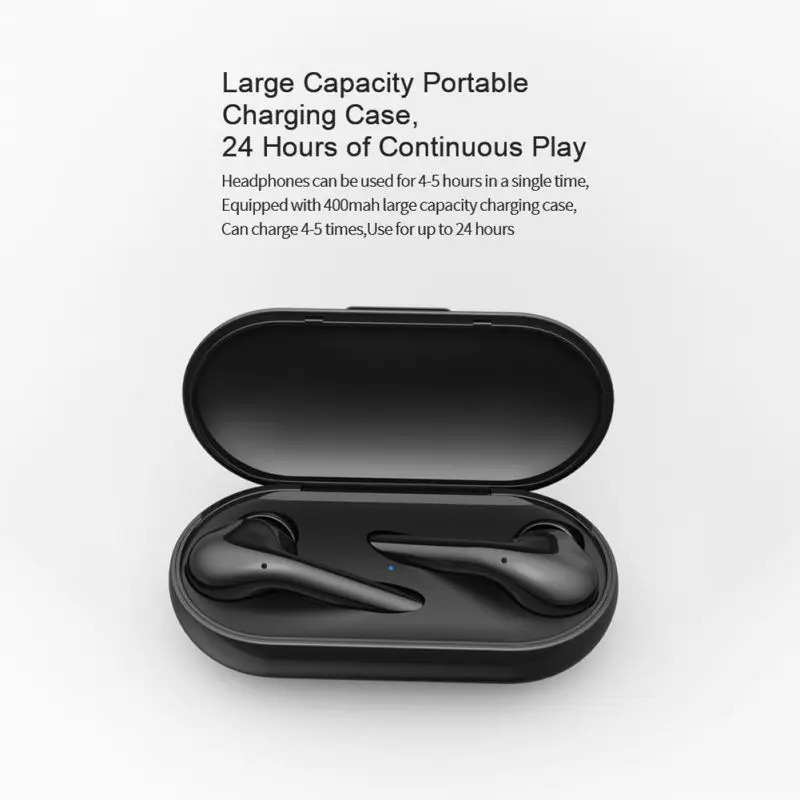 Bluetooth 5,0 наушники TWS True Беспроводной вкладыши спортивные наушники с зарядный чехол