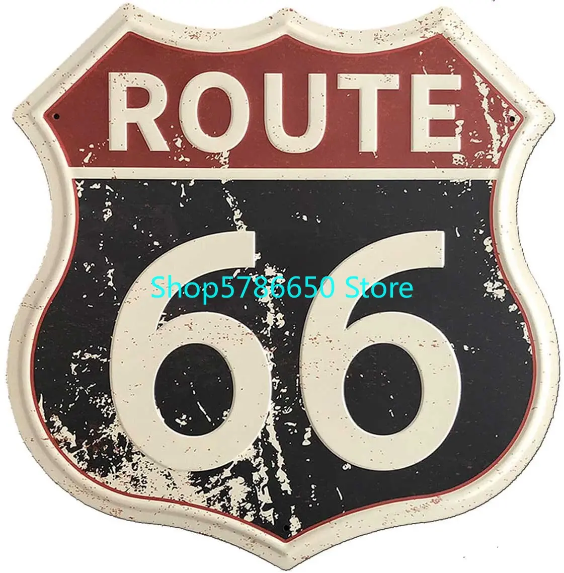 

Route 66 Signs Vintage Road Signs High Way Metal Tin Sign for Wall Decor Art 12" x 12"Inches Retro Metal Signs Iron Painting