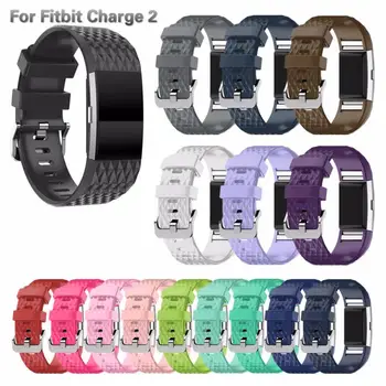 

New Silicone Strap For Fitbit Charge 2 Band Smart Watch Accessories For Fitbit Charge 2 Smart Wristband Strap Replacement Band