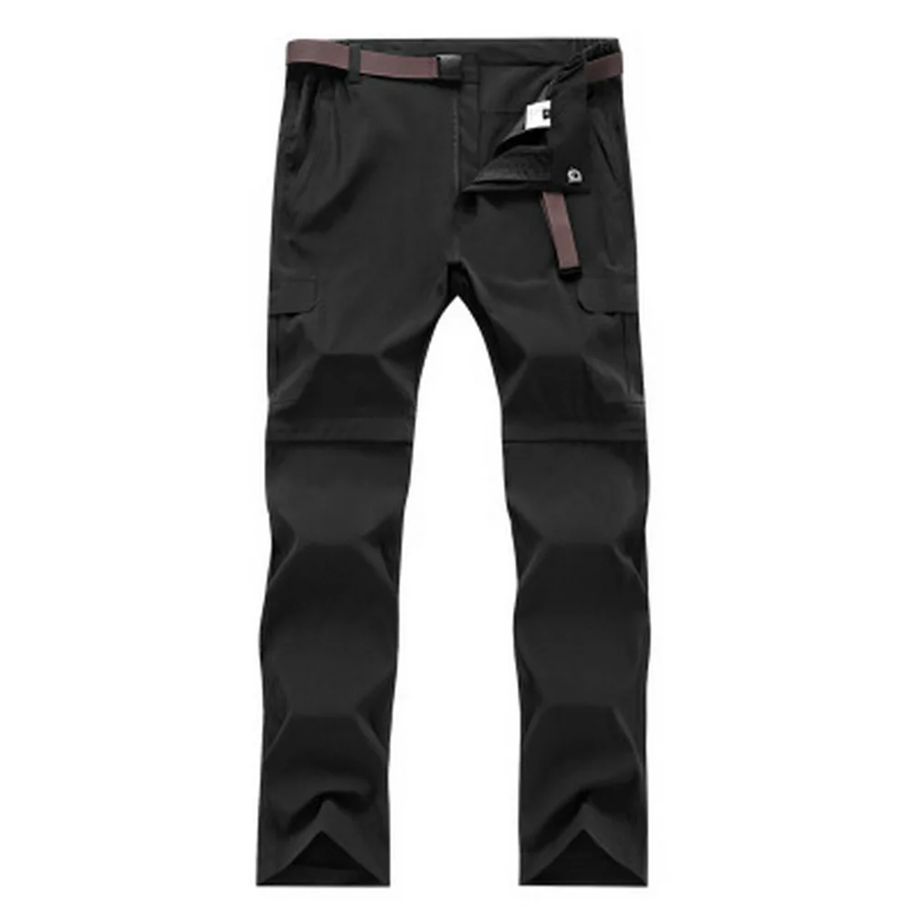 NUONEKO Mens Quick Dry Hiking Pants Outdoor Removable Summer UV Protection Breathable Camping Trekking Fishing Trousers PN51 hiking pants