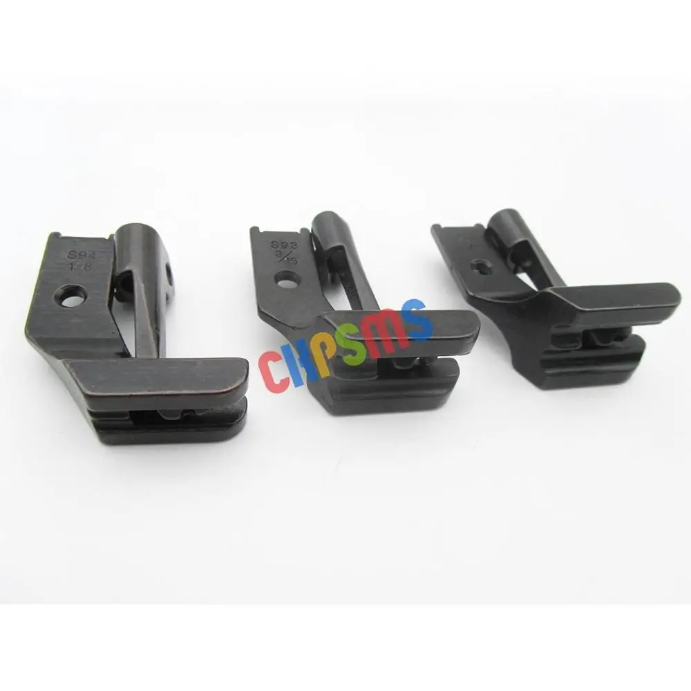 S95 1/8+ 3/16+ 1/4 3 комплекта/3 размера двойная расточка трубопроводов для ног для JUKI LU562/563/1508 певец 111 г, 111 Вт CONSEW 206RB 225