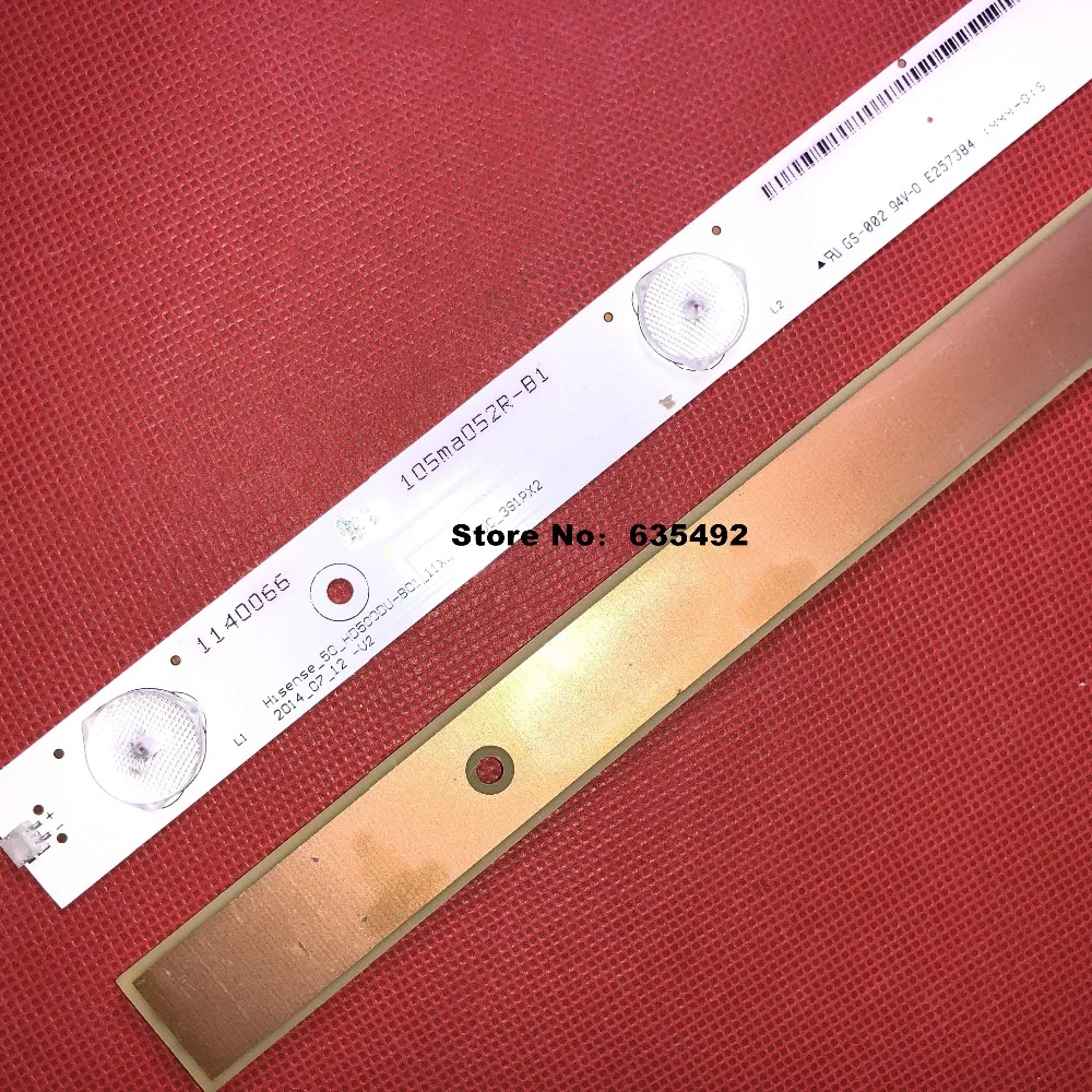 Новинка для Hisense LED50K320U, LED50EC590UN Модифицированная алюминиевая лампа для Hisense-50-HD500DU-B01-11X6-3030C-3S1PX2 лампа 6 В лампа 6