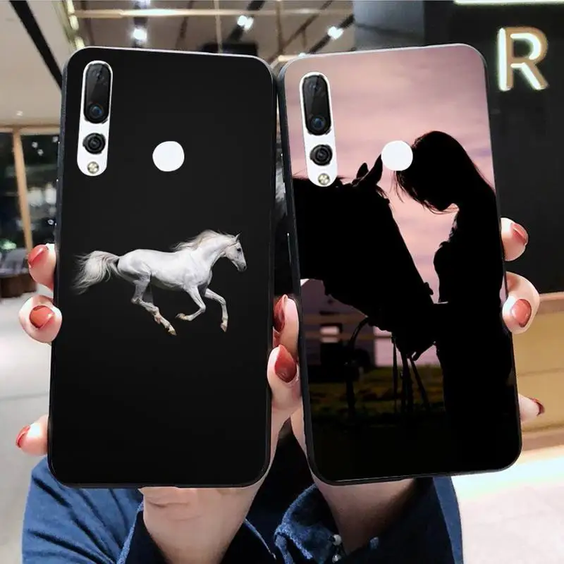 Роскошный чехол для телефона CUTEWANAN Animal Horse сделай сам Huawei Honor 30 20 10 9 8 8x 8c v30 Lite view pro |