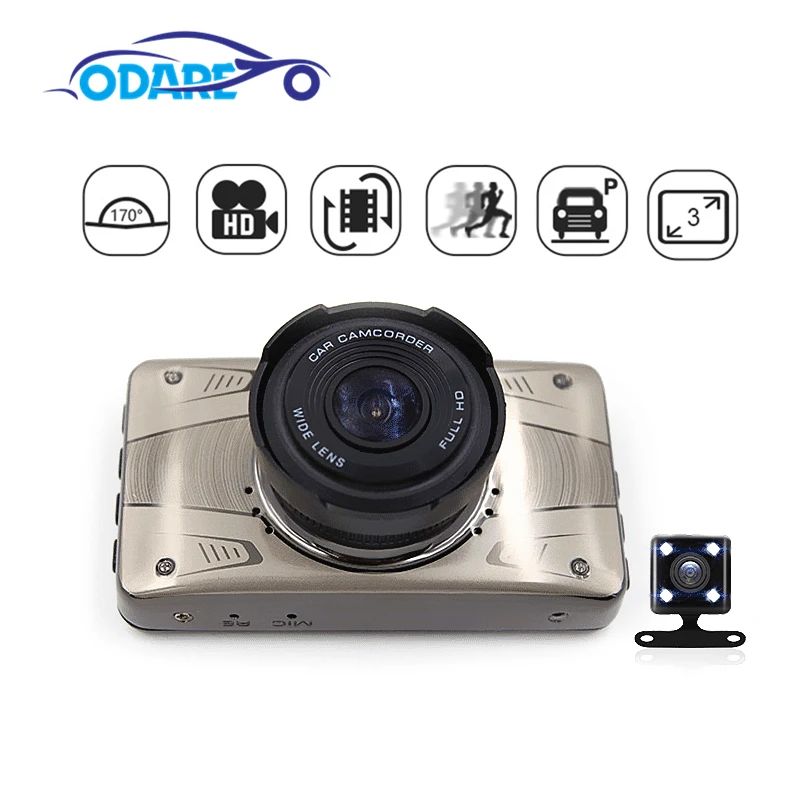 

Odare 3 Inch Full HD 1080P Car Driving Recorder Vehicle Camera DVR Dash Cam With Night Vision G Sensor Motion Detection dvr