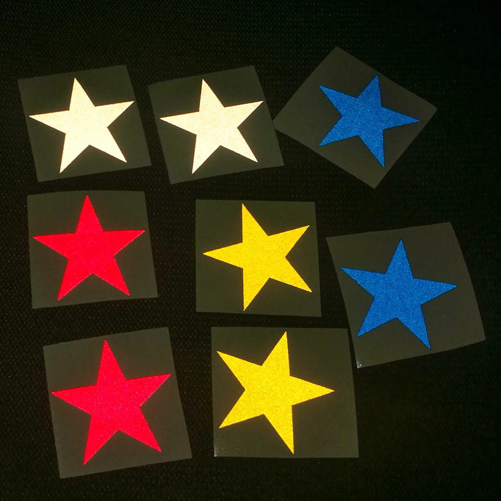 

Reflective Vinyl Decal Sticker Self-adhesive Stars 60mmx60mm