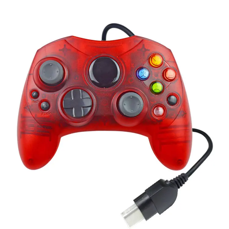2021 Classic Wired Joypad Controller For Microsoft Original Xbox Controller For XBOX Gamepad Retro Joystick Controle Black 