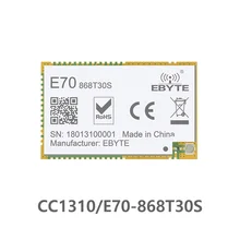 E70-868T30S непрерывной передачи ARM CC1310 868mhz 1W IPX штамп антенна отверстия uhf беспроводной приемопередатчик приемник