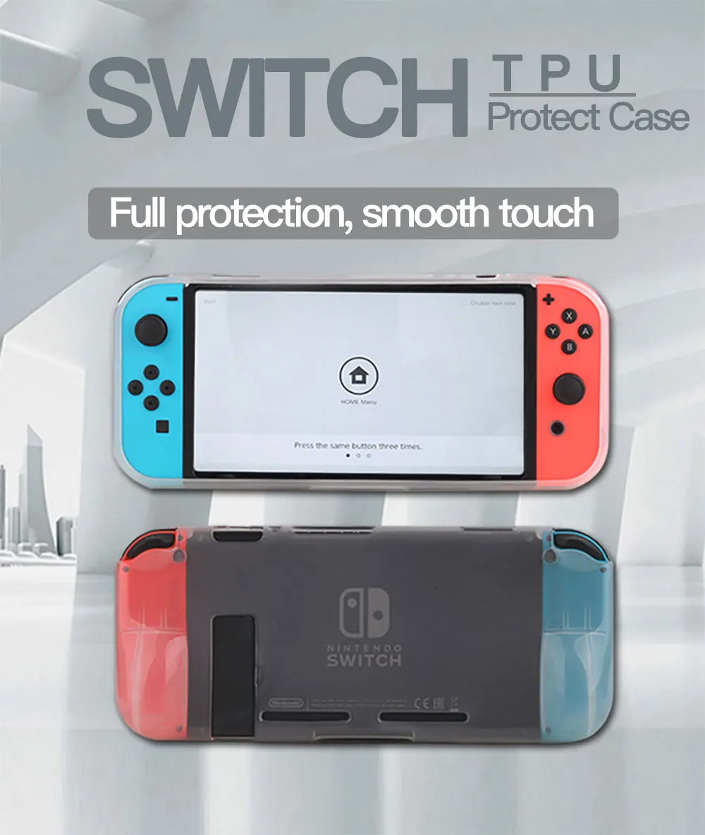 Для nintendo switch чехол защитный чехол Портативный ТПУ чехол с ручкой защитный чехол цельный ТПУ устойчивый к царапинам Прямая поставка
