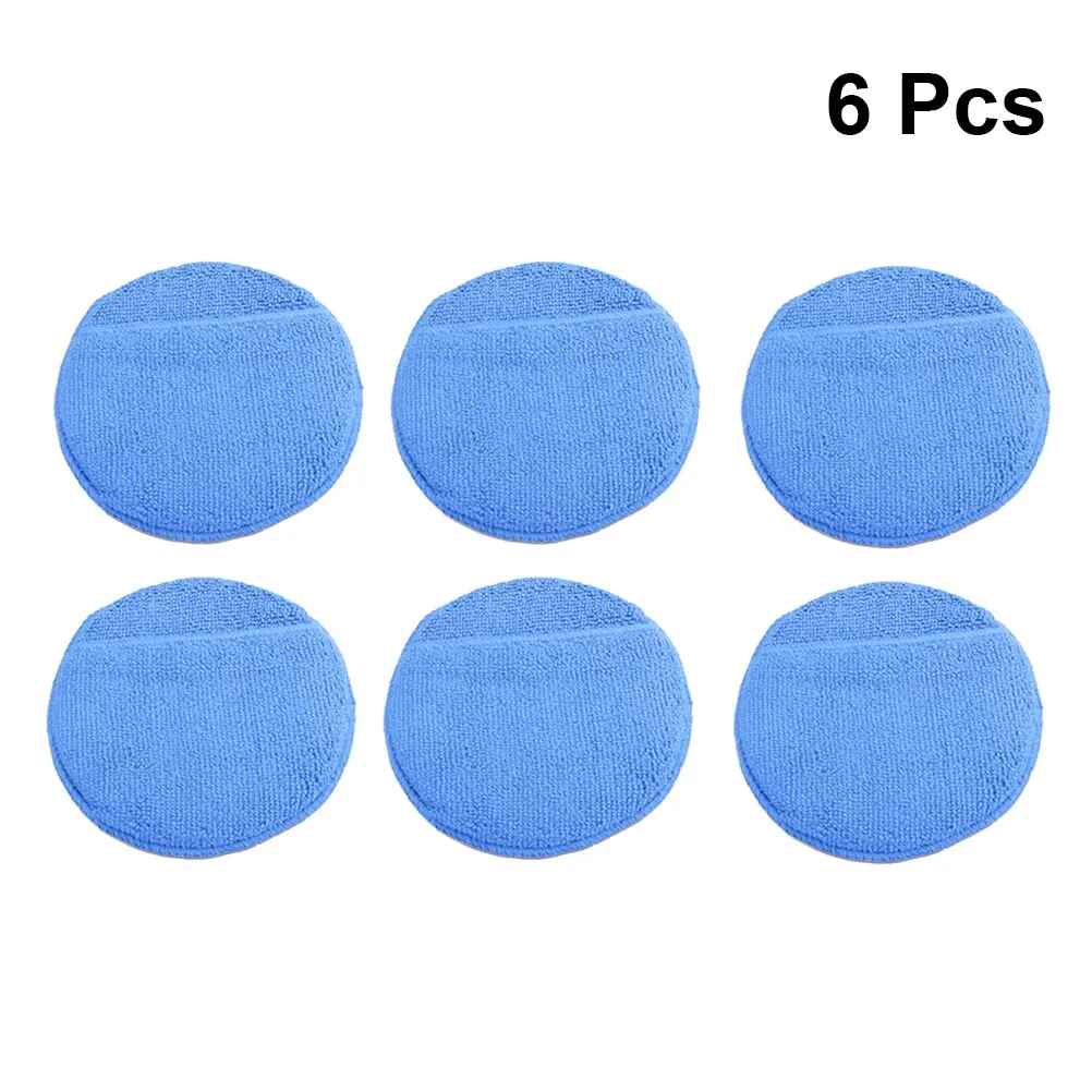 6PCS 5 Inch Car Polish Waxing Sponge Polishing Sponges Washing Cleaning Pad For Auto Car Cleaning Tool A20