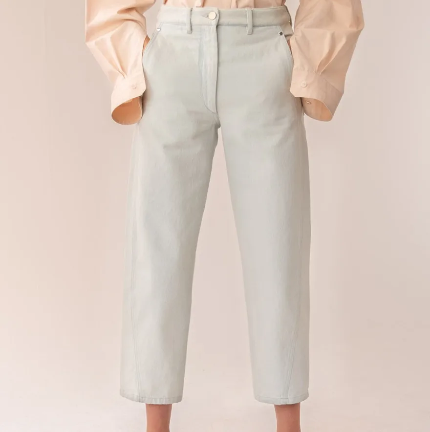 

2019 autumn casual urban casual European and American cotton multi-pocket pants women's jeans