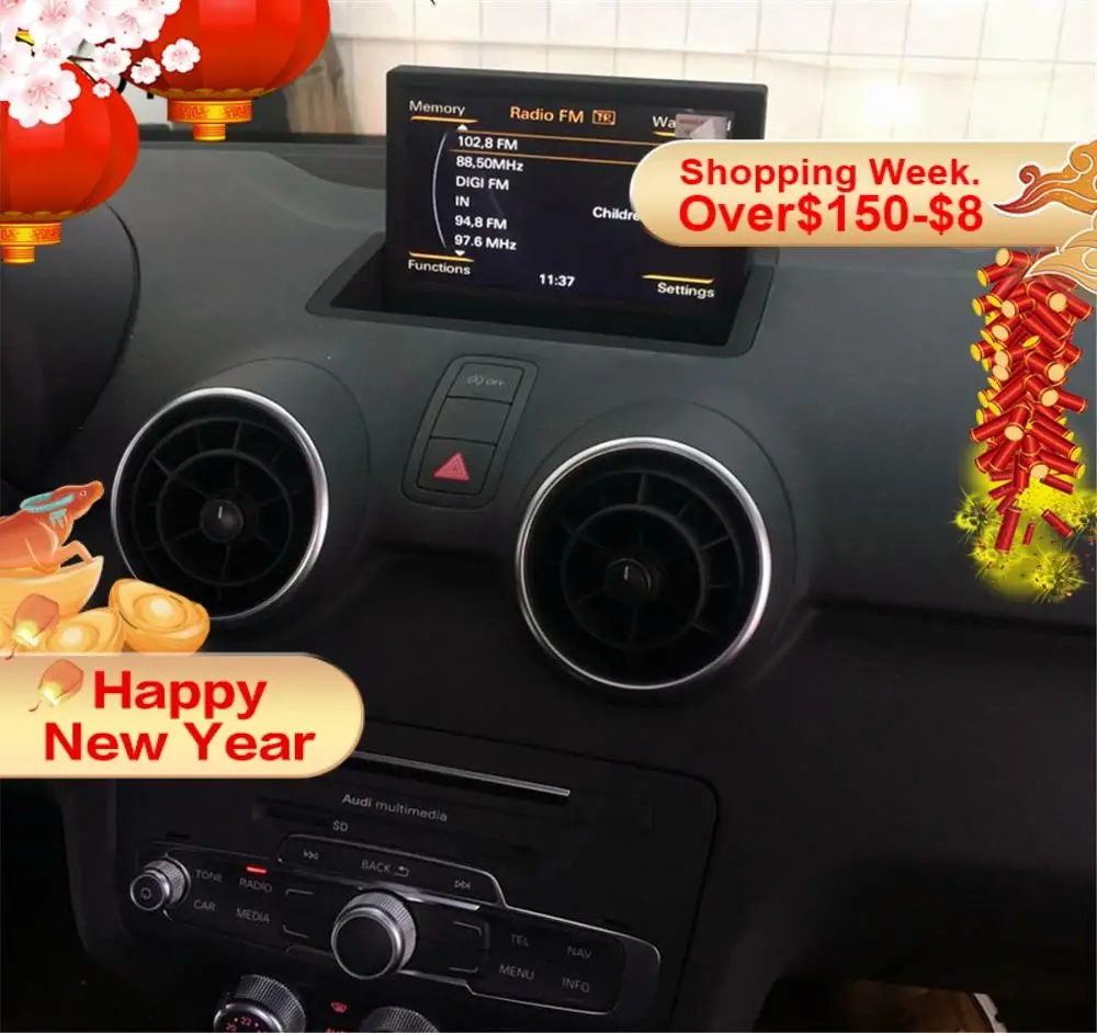 7 &quotAndroid Автомобильный GPS dvd стерео для Audi A1 2010 2017 Авто радио навигация головное