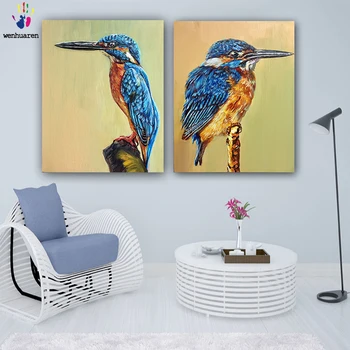 

DIY colorings pictures by numbers with colors A bird with a long mouth picture drawing painting by numbers framed Home