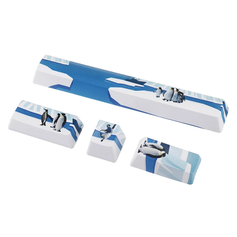 Five-Sided Dye PBT Mechanical Keyboard DIY Keycap(Space+ ESC+ Input+ Numeric Keyboard Input