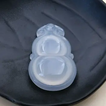 

Hot selling ice white agate gourd white chalcedony Fuluchou pendant factory direct sales