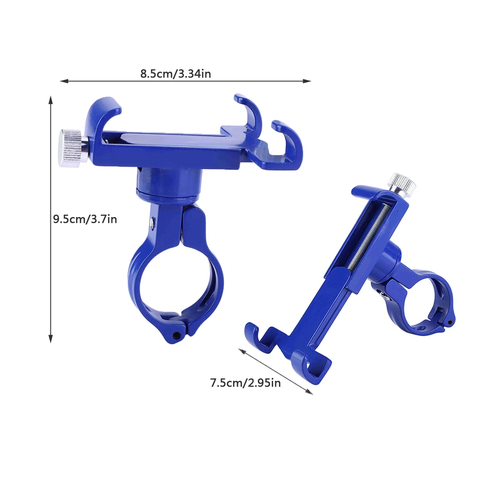 Bicycle GPS Mobile Phone Mount Holder For Phone Bracket Support Sport Cycling Bike Aluminum Alloy Holder 3.5-6.5inch Adjustable