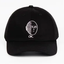 Один удар-человек папа шляпа хлопок Бейсболка поклонник Аниме Вышивка смешные шляпы для женщин мужчин Ok MAN ONE PUNCH Man Snapback